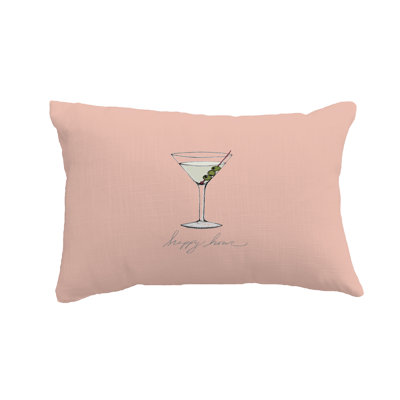 Outdoor Reversible Throw Pillow
