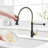 Commercial Kitchen Faucet With Pull Down Sprayer, Single Handle Single Lever Kitchen Sink Faucet-125507822