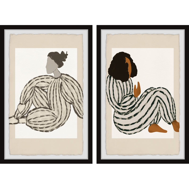 Aurthur Dreams Come True by Marmont Hill - 2 Piece Single Picture Frame Painting Set, 45cm H x 76cm W