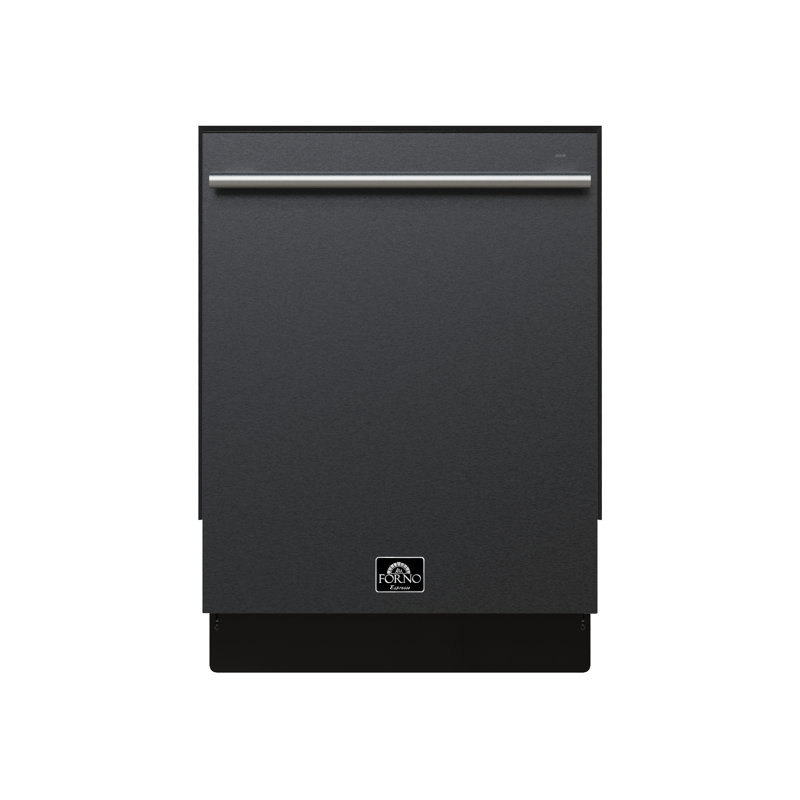 Romano Espresso 24 in. Built-In Tall Tub, Top Control, Dishwasher, 52 dBA, ENERGY STAR, Black