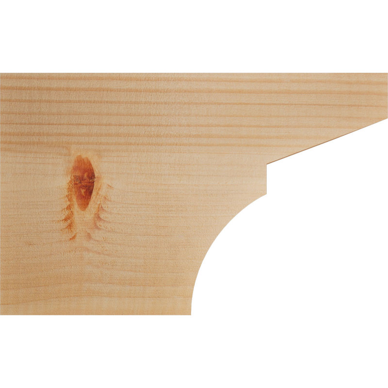 3 1/2"W x 8"H x 12"L Monterey Smooth Rafter Tail, Douglas Fir, Douglas Fir, 8" H x 12" W x 3.5" D
