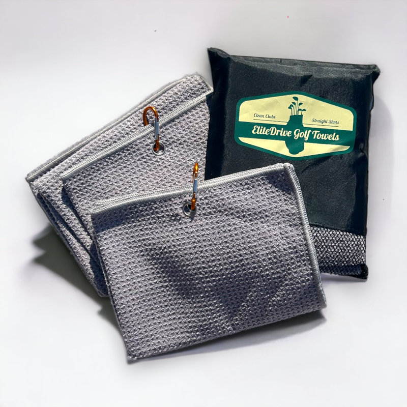 Serviettes de golf Eliedrive, Gris