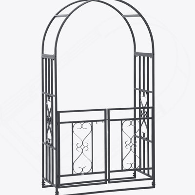 Versatile Metal Garden Arbor For Various Occasions And Plant Growth