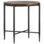 Casoria Mango Wood End Table, Antique Medium Brown