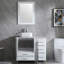 Ensemble de meuble-lavabo simple 36,6 po avec miroir Diem-1730061022