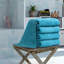 Ensemble de 4 serviettes de bain 100% coton-87458290