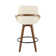 Whitacre Swivel Upholstered Counter Stool with Solid Wood Frame