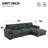 96.5'' Chenille Sectional Sofa with Storage Ottoman and Pockets,Adjustable Phone Holder,Wide Seat,4 Seat L Shaped Couch Set,Comfy Sofa with USB Charger for Living Room,Apartment-1723578911