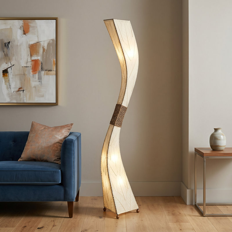 Lampe sur pied géante 72 "flow Giant, Beige