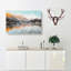 Mountain Reflection In Italy In Abstract - Wrapped Canvas Print-55308203