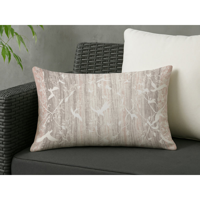 Coussin décoratif intérieur et extérieur Modern, Rectangle H 14 po x l 20 po, Beige abstrait 18