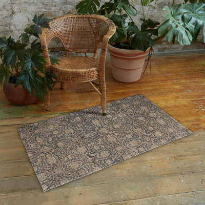 Hand Tufted Cotton/Jute Flatweave Boho Rug