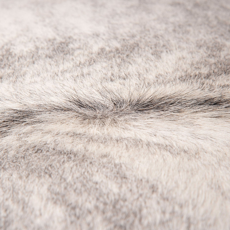 Upholstered Cowhide Bench, 19" H x 60" W x 12" D
