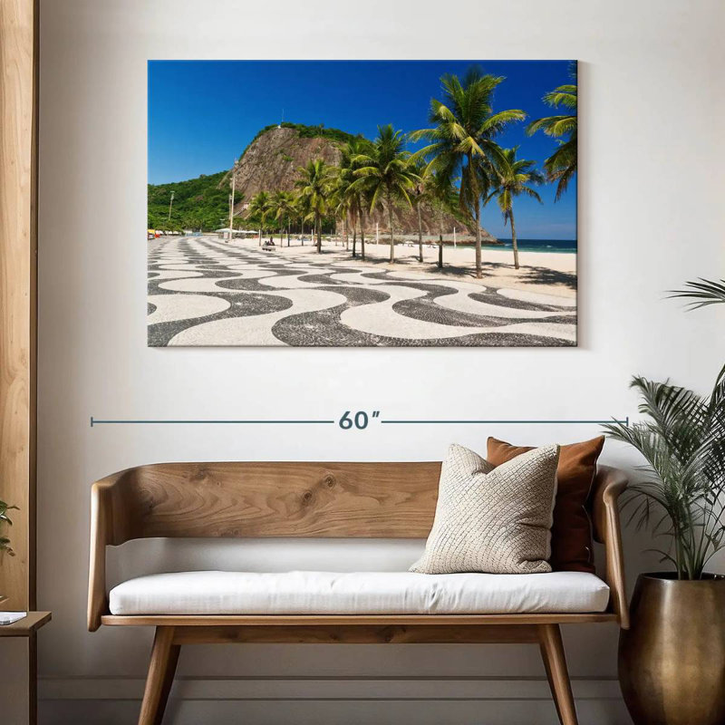 Gillard Copacabana Beach Sidewalk, H 32 po x l 48 po