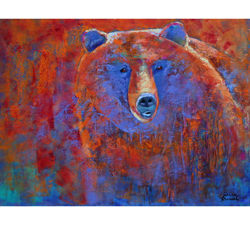 Six Sense Print by Dara Daniel, Wrapped Canvas, 30" H x 40" W, No Mat