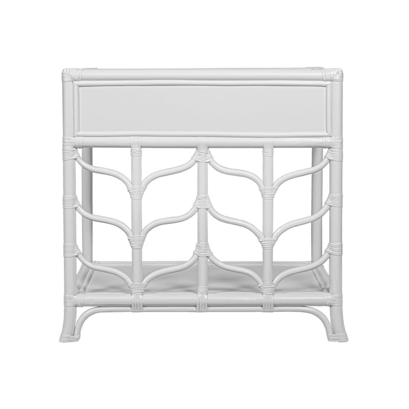 Ivy Twin Headboard And Nightstand Set – Navy Blue, White, 3 Pcs: 1 Headboards, 2 Nightstand, King