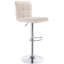 Dequincy Swivel Upholstered Adjustable Height Counter Stool with Metal Frame-848258901