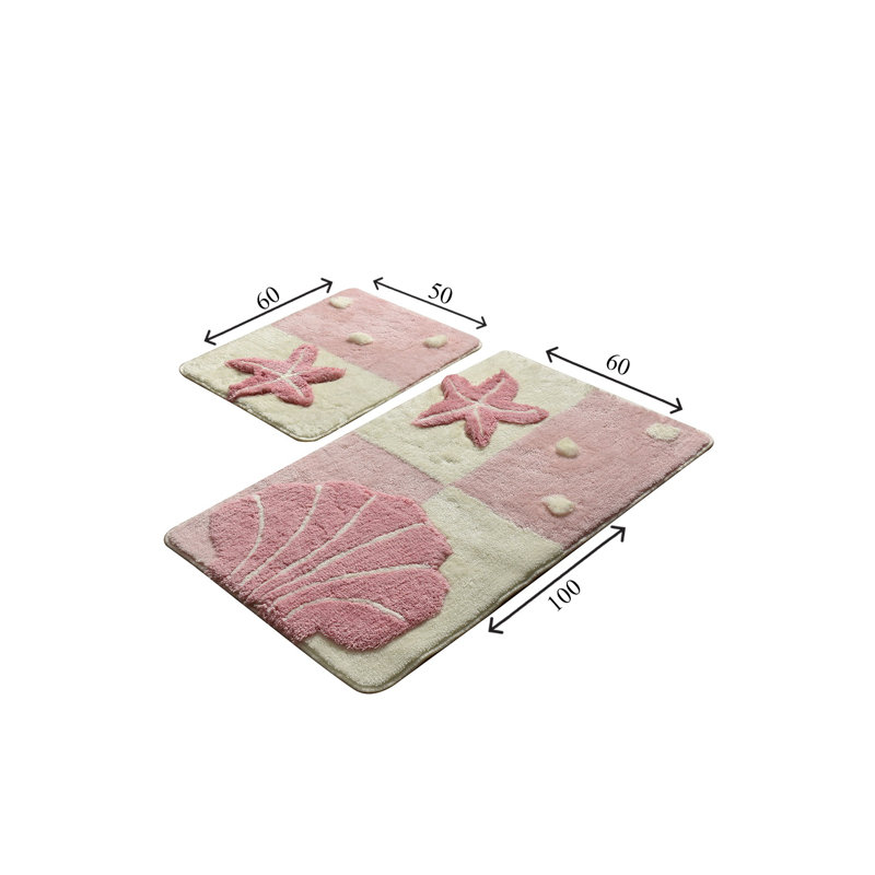 Ensemble de 2 tapis de bain