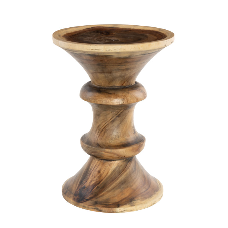 Table de bout en bois massif de 21,8 po de hauteur Aten