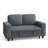 Sherry 56" Upholstered Pull-out Sofa Bed Loveseat with USB Charging & Cup Holders-1917066963-1923302649