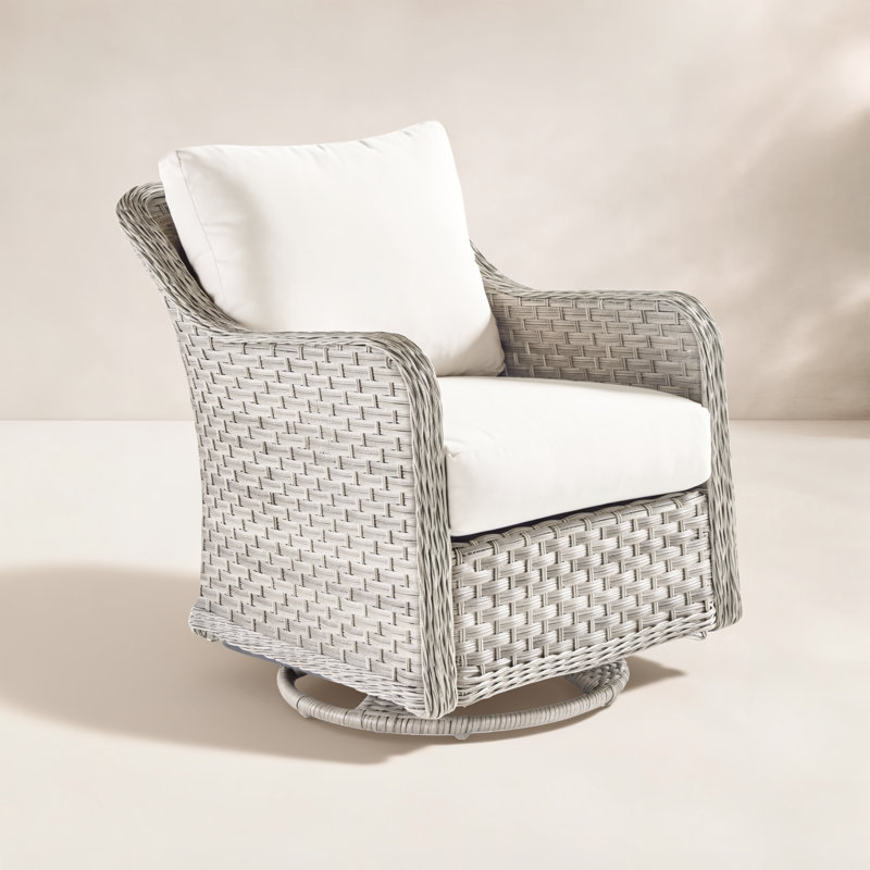 Fauteuil coulissant Sky, Sunbrella® à tissage uni palette colombe