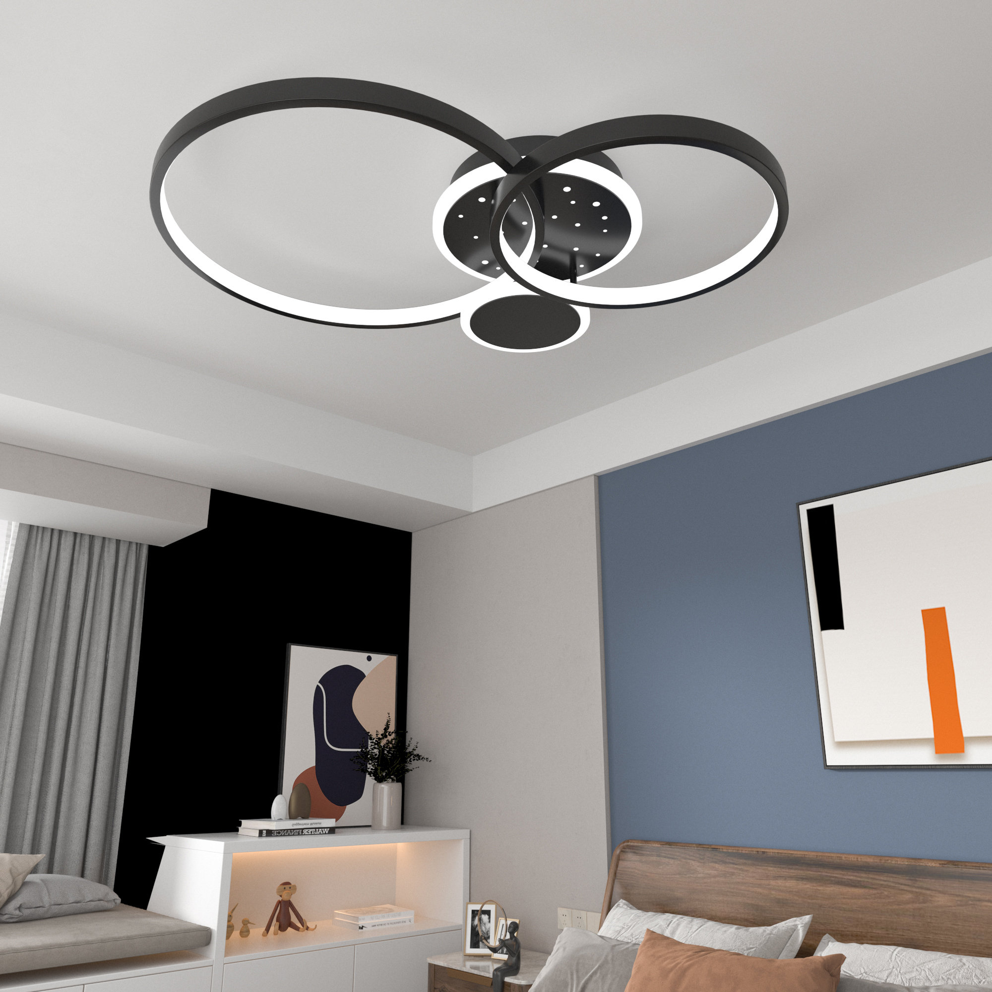 Ivy Bronx Louane LED Flush Mount | Wayfair