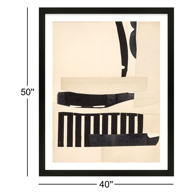 Keep Playing Painting by Driftway Studio, Black Framed, 50" H x 40" W x 1.25" D