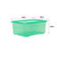 Wham Crystal 45L Plastic Storage Box Pack of 5 Tint Leprechaun Green