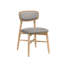 Chaises d'appoint rembourrées avec structure en bois massif-1168484615