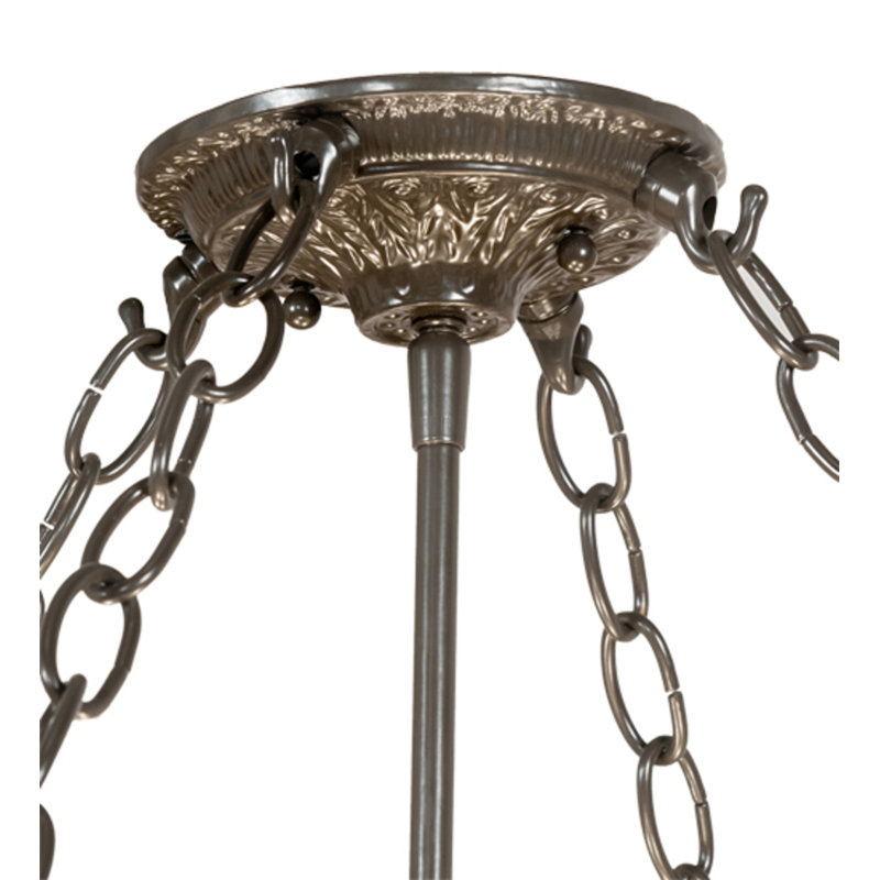 Fleur-de-Lite 4 - Light Semi Flush Mount