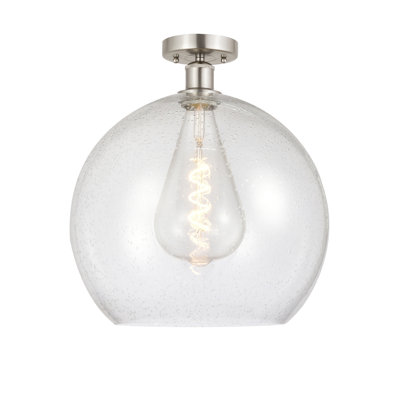 Glass Semi Flush Mount