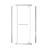 Corner Shower Enclosure 36 In. W X 72 In. H Frameless Neo-Angle Shower Enclosure, 1/4" (6Mm) Clear SGCC Tempered Glass, Pivot Shower Door In Brushed Nickel,Shower Base Not Included-122371850