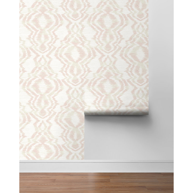 Papier peint géométrique Bonaridge, Rougir