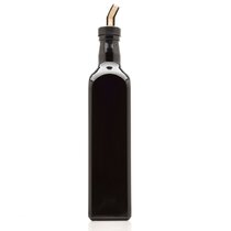 Bouteille de distributeur d'huile, burette de distributeur d'huile  d'olive/vinaigre/sauce en acier inoxydable avec bec verseur anti-goutte,  bouteilles de verseur d'huile durables Pot de récipient d'huile d'olive  parfait pour la cuisine et le