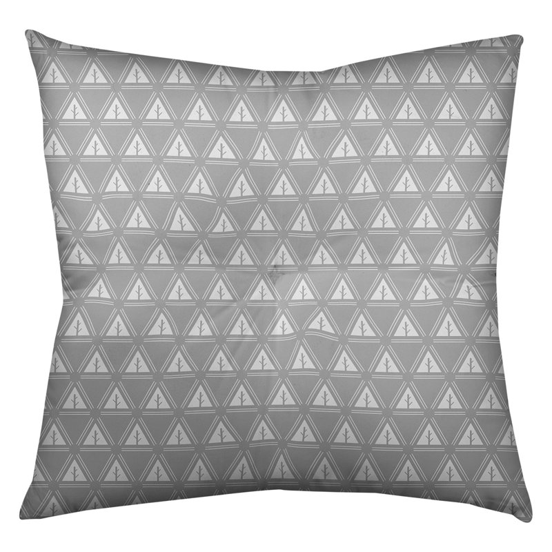 Coussin Theo Nath, 26 po x 26 po, Gris