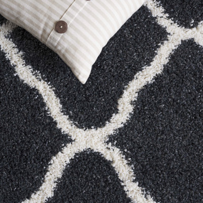 Darrold Hudson Shag Performance Geometric Rug