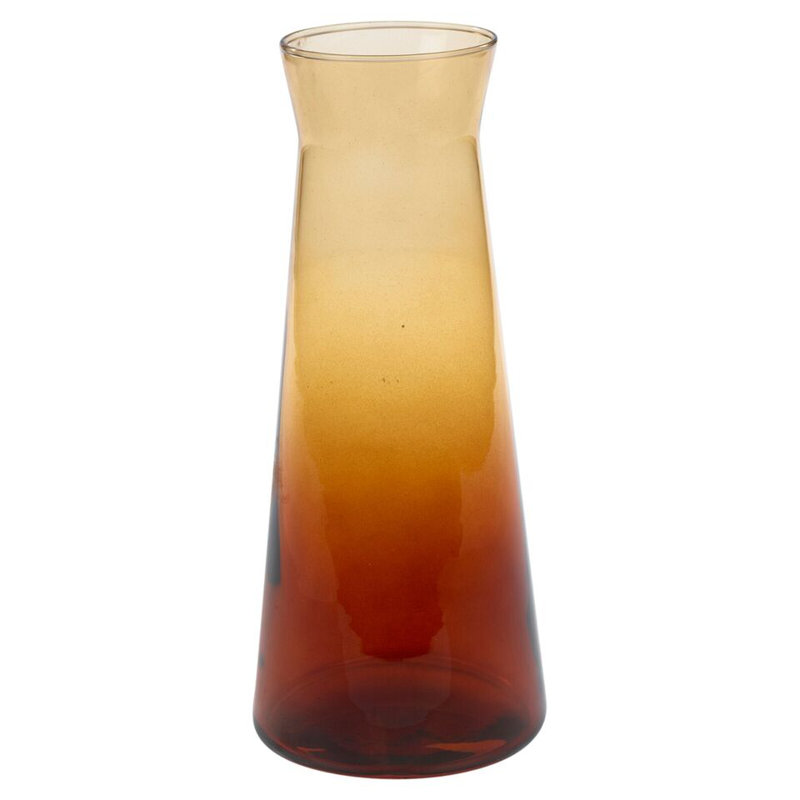1.145L/38.7oz 25cm Coloured Decanter Glass Wine Water Juice Drinking Carafe Jug, Orange