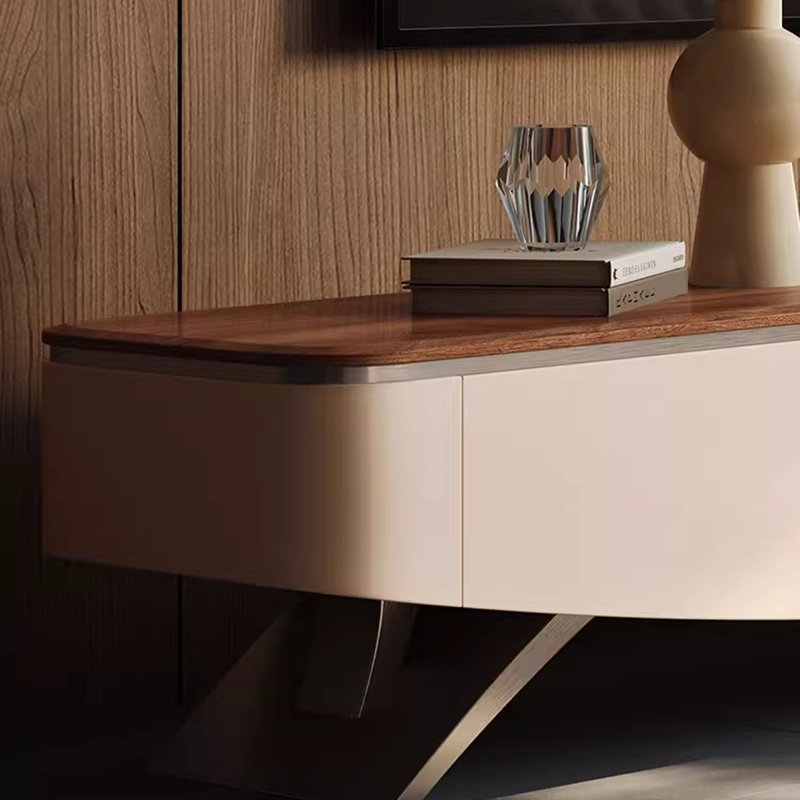 Meuble télé simple, moderne et luxueux, 94.5"