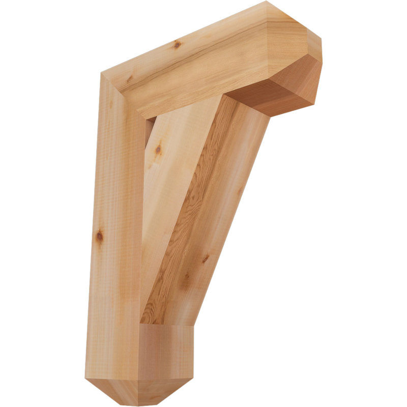 Support pour artisan traditionnel, H 28 po x l 5,5 po x P 20 po, Cèdre rouge de l'Ouest (lisse)