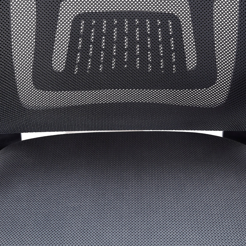 Adjustable Mid-Back Swivel Ergonomic Office Chair with Adjustable Arms, Mesh Lumbar Support, Height Adjustable, Grey