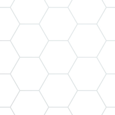 Flexstone Flexstyle 60"W X 36"D X 80"H White/Grey Hexagon Shower Wall Surround With Brushed Nickel Trim (3-Piece)