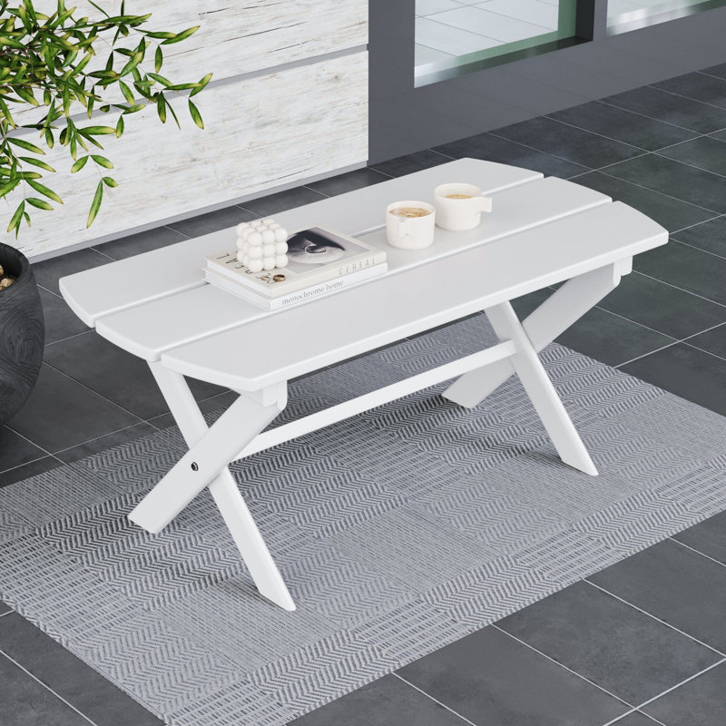  Table d'extérieur pliante ovale, sans finition, Naturel