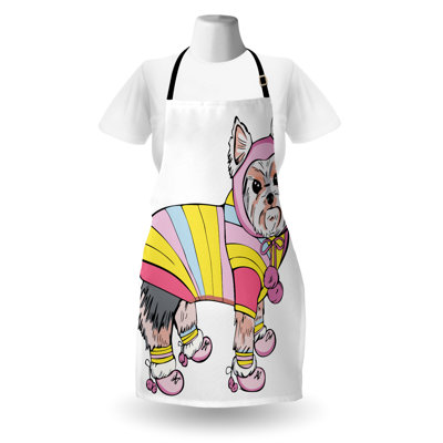 No Pattern Bib Apron
