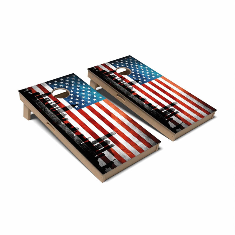 Ensemble de planches de cornhole composites toutes saisons Skyline, Ajouter un étui de transport