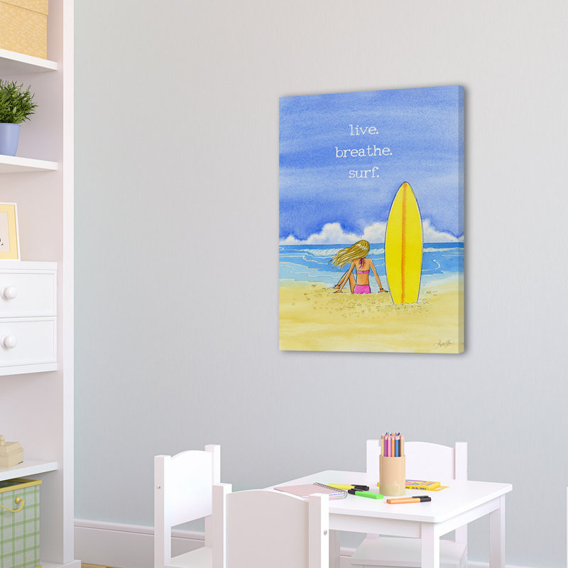 Benoit Hawaii Girl 1 Piece Painting on Canvas, 152cm H x 101cm W