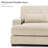 127.6" Modern Corduroy Modular Sofa-357090841