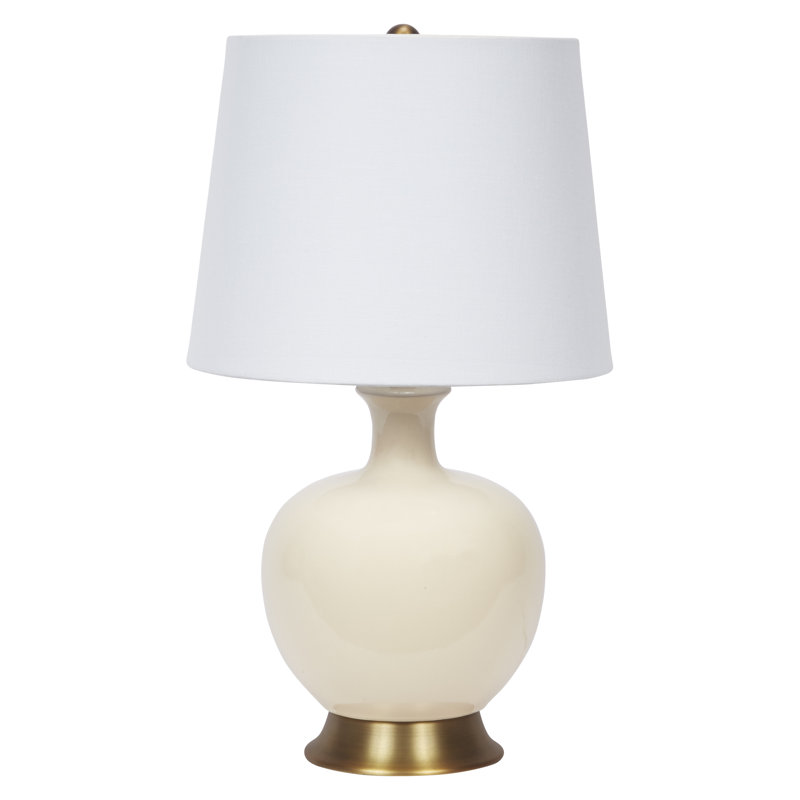 Ceramic Lila Table Lamp, Cream