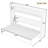 Murphy Bed With Shelves & USB Ports, Foldable Bed