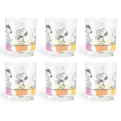Peanuts 250ml Drinking Glass Set
