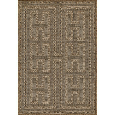 Fecteau Geometric Indoor / Outdoor Rug
